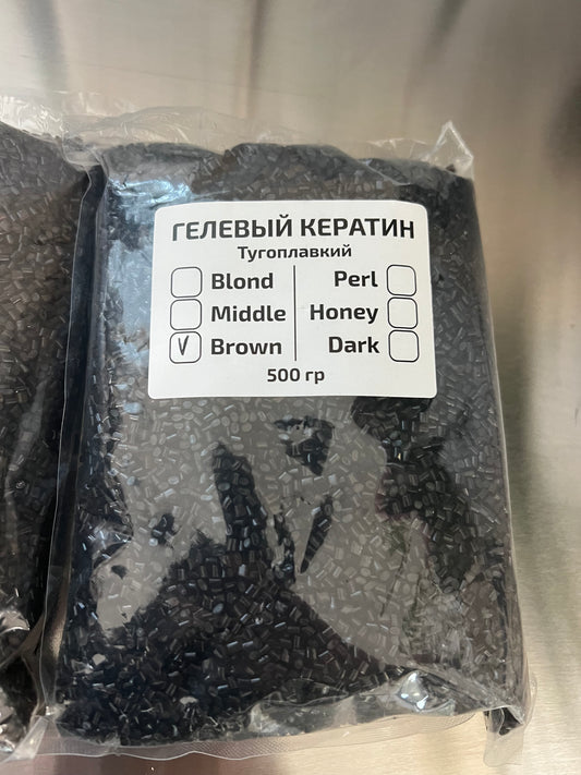 Genuine coloured Russian keratin gels